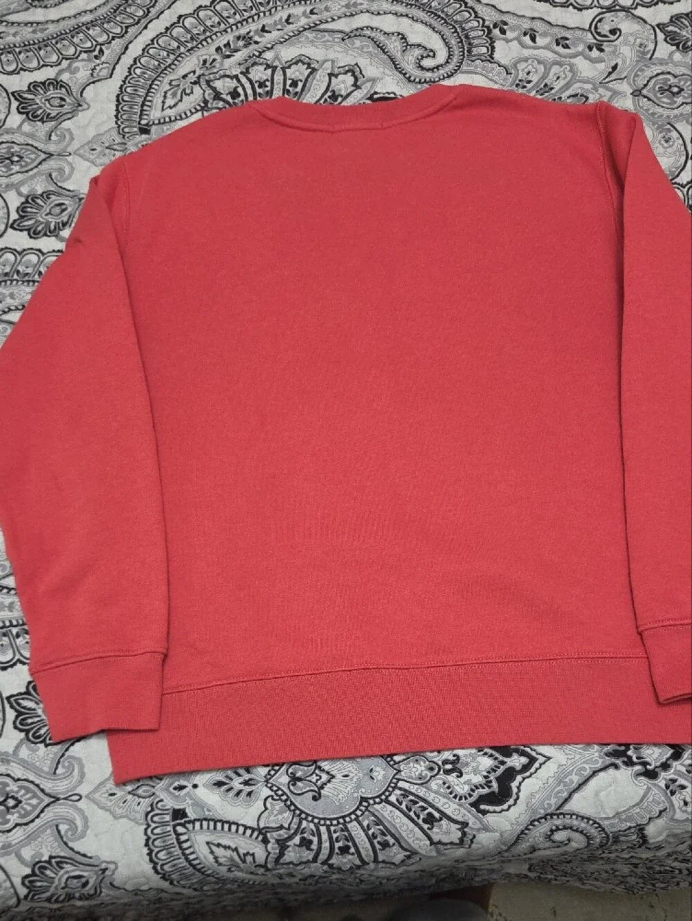Ralph Lauren Coral-Red Polo Bear Sweatshirt